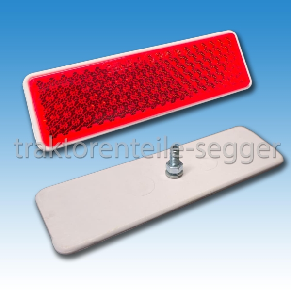 1 Rückstrahler rechteckig Katzenauge Güldner Eicher Fendt